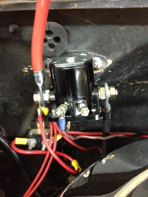 Remote Mount Ford Style High Torque Starter Solenoid Firewall Mount Race Car