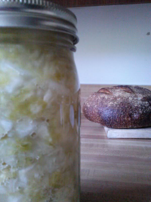 Sauerkraut and vegetarian barbecue Life of refinement