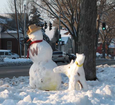 gwsnowman.jpg GW snowman and dog image by digitalvylans