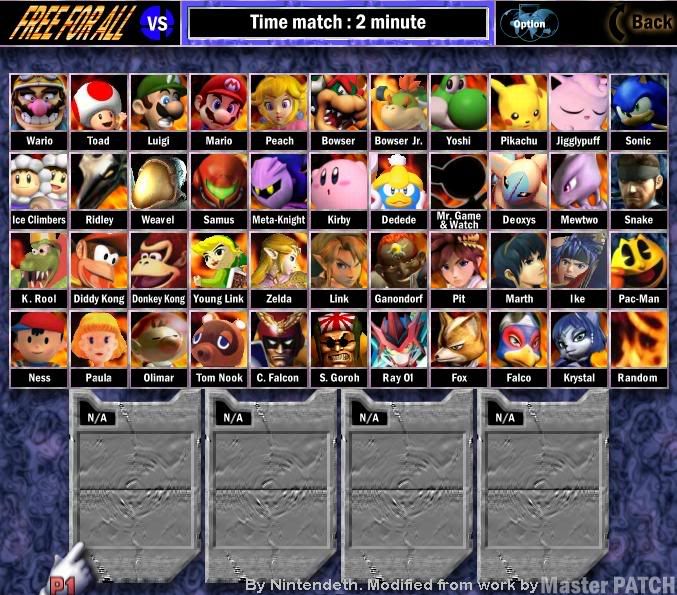 Fake* Brawl Character Selection Screen | Page 2 | IGN Boards