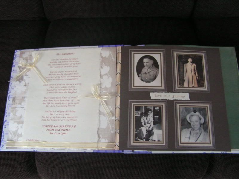 Scrapbook .... some pics of my first attempt!
