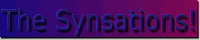The Synsations! banner