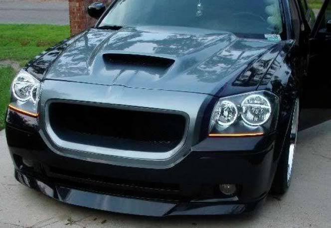 2005-2007 dodge magnum deep dish open mouth custom grille | Custom ...