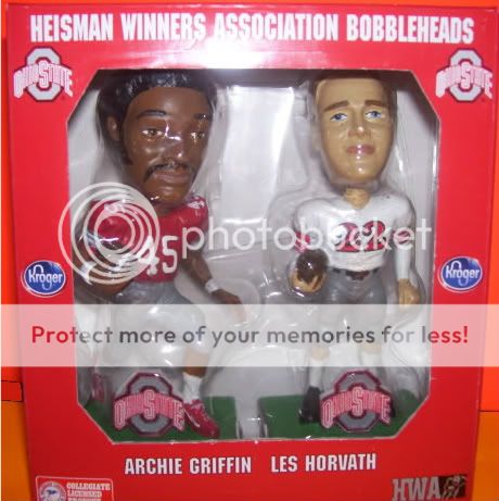 Heisman Winners Association Bobblehead Ohio State Buckeyes Woody 