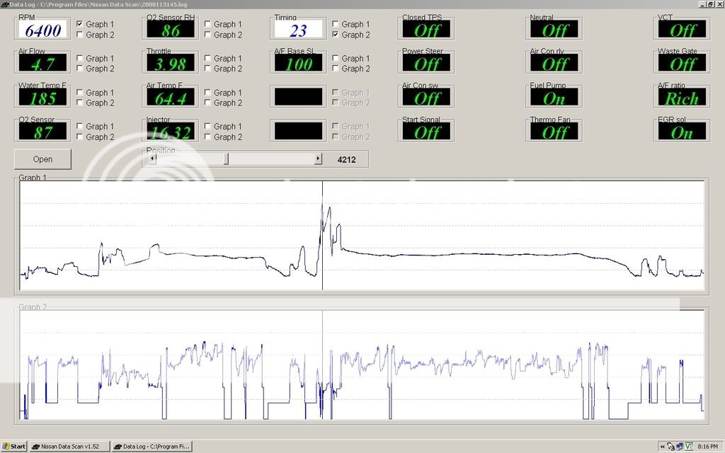 nissan data scan timing mode