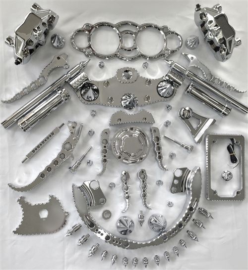 custom hayabusa parts chrome accessories