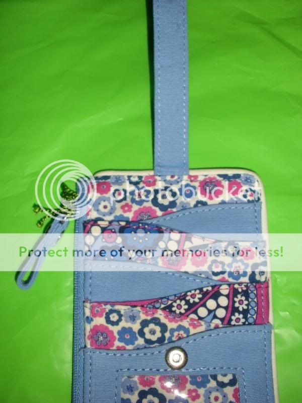   *DOCKSIDE CANVAS*Small Tote*Periwinkle+CARD KEEPER**Boysenberry FS&H