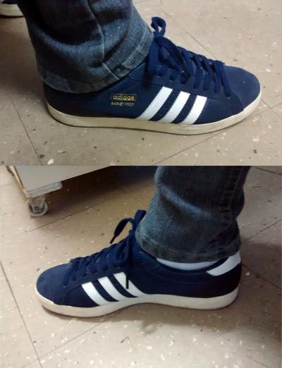adidas basket profi lo erkek ayakkab adidas Originals Basket Profi Low Indigo & Red (Wiosna