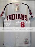   Mitchell & Ness 93 Cleveland Indians Albert Belle Throwback Jersey 40