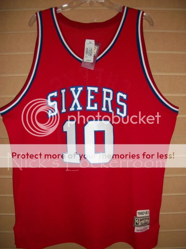   Mitchell & Ness 1883 Philadelphia Sixers Mo Cheeks Throwback Jersey 56