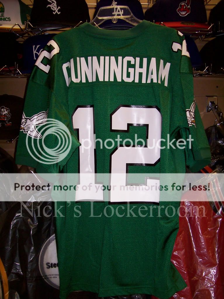   Mitchell & Ness 92 Phila Eagles Randall Cunningham Throwback Jersey 52