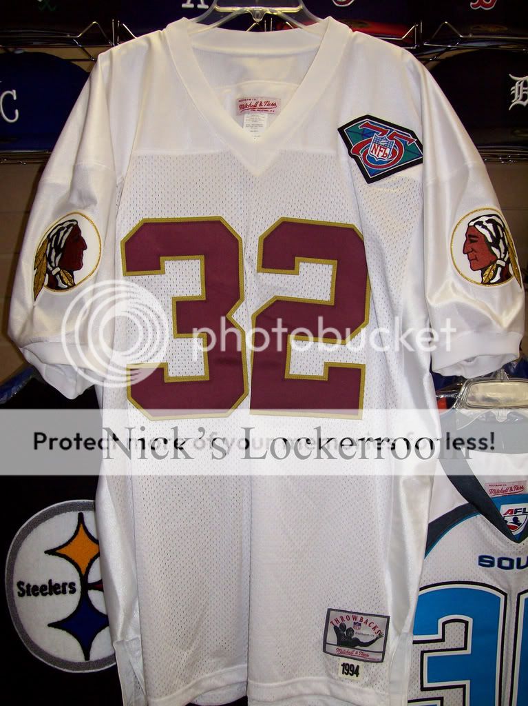 AUTHENTIC Mitchell & Ness Washington Redskins Rickey Ervins Throwback