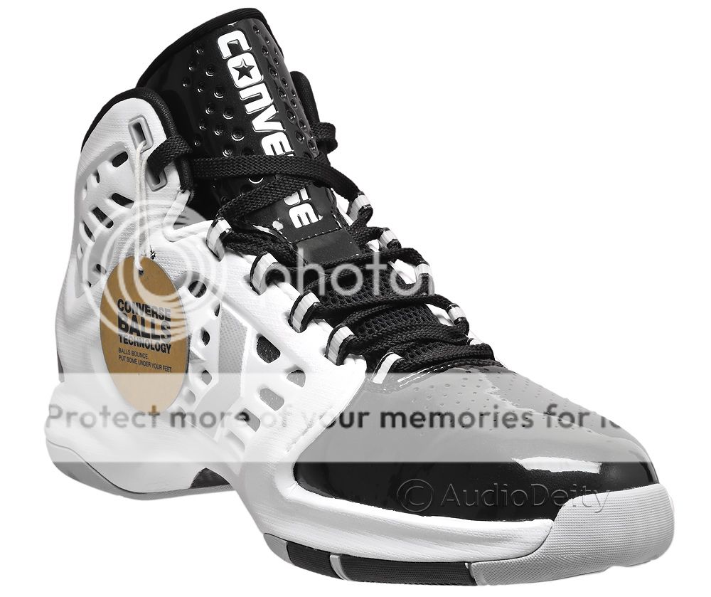   90 Converse Defcon Mid Mens Basketball Shoes White Black CBT