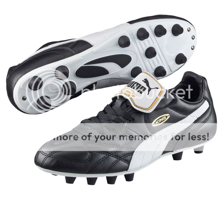New PUMA Mens King Top DI FG Mens K Leather Soccer Cleats Black