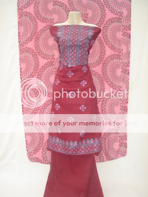   Shalwar Kameez Sari Cotton Fabric Pakistani Custom Dress 3pc  